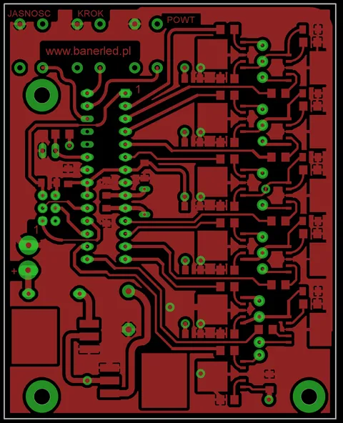 Warstwa top PCB